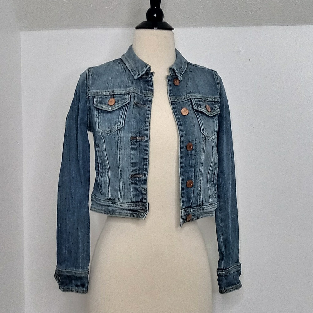 Mossimo Cropped Jean Jacket